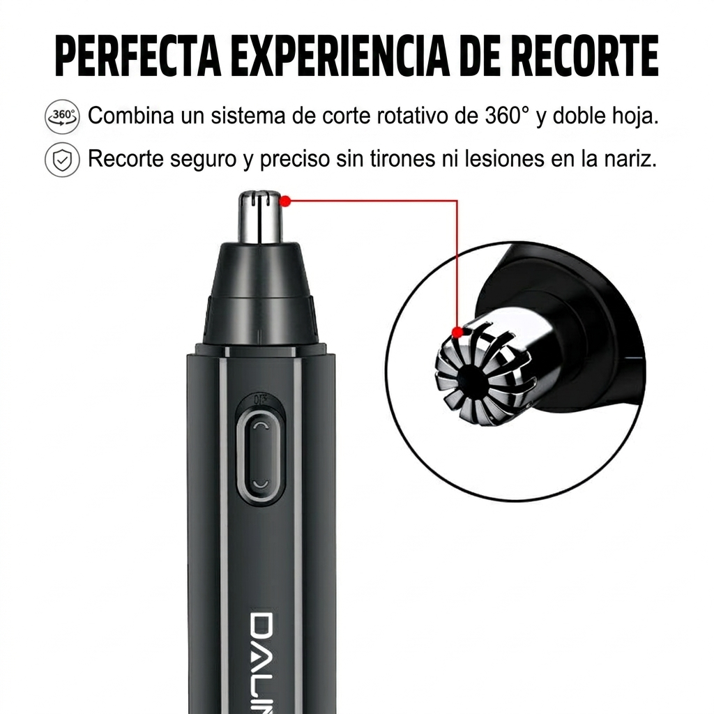 Depiladora Nariz Y Orejas Recargable